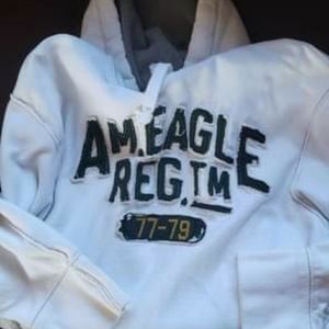 American Eagle White Hoodie